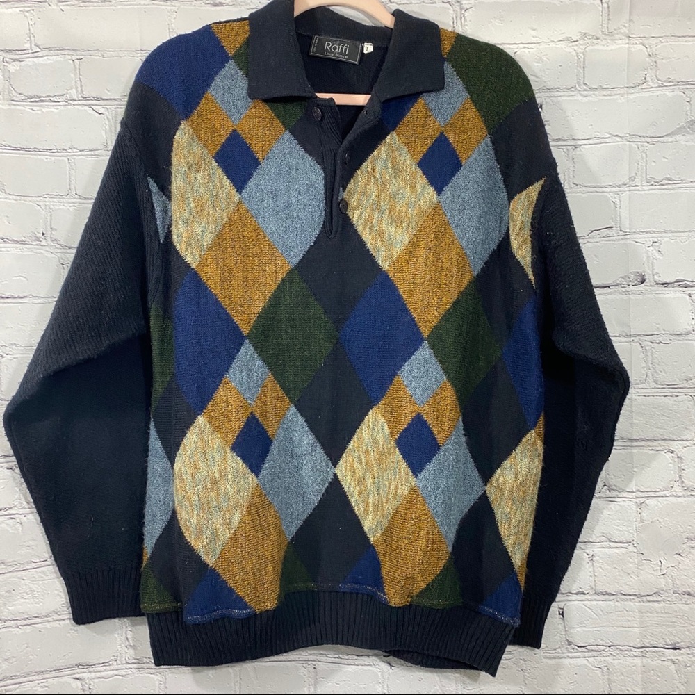 Raffi Linea Uomo wool blend sweater Oversized